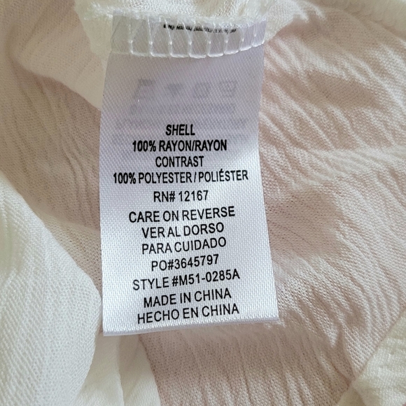 Indigo Poppy Flutter🦋 Sleeve Peasant Blouse - Picture 11 of 14